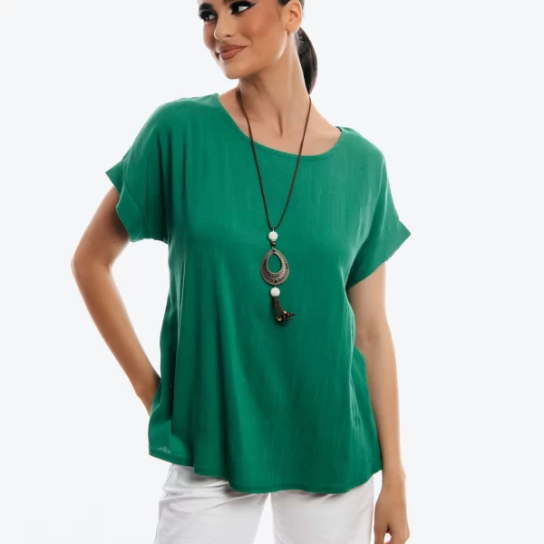 SECRET ΜΠΛΟΥΖΑ ΜΕ ΚΡΕΜΑΣΤΟ Πράσινο