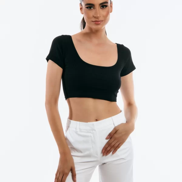 ΚΡΟΠ ΤΟΠ ΡΙΠ Μαύρο