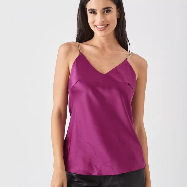 ΜΠΛΟΥΖΑ ΣΑΤΕΝ ΜΕ ΑΛΥΣΙΔΑ Λιλά