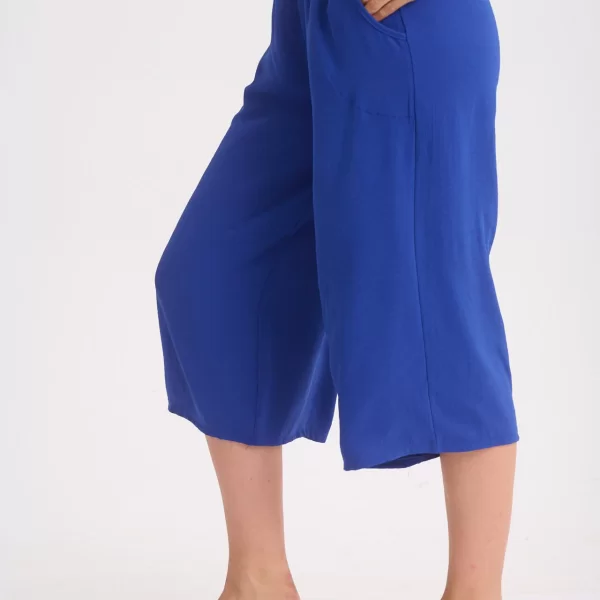 ΠΑΝΤΕΛΟΝΑ ΜΕ ΤΣΕΠΕΣ ΚΑΙ ΛΑΣΤΙΧΟ ΣΤΗΝ ΜΕΣΗ Μπλε ρουά