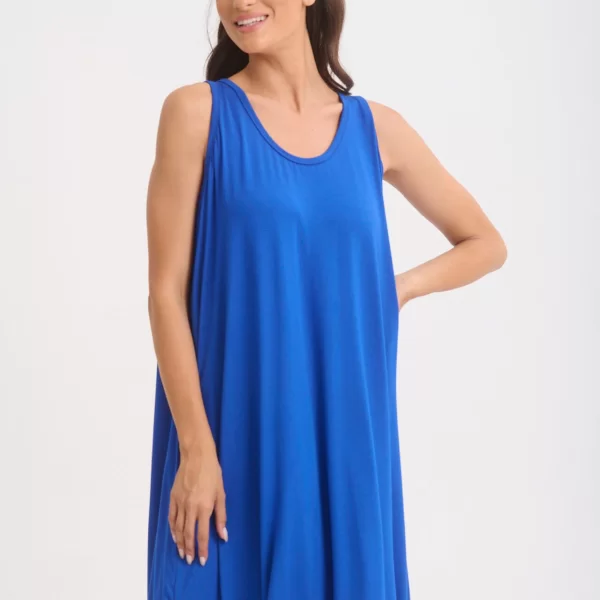 ΦΟΡΕΜΑ ΑΜΑΝΙΚΟ ΜΕ ΧΙΑΣΤΗ ΠΛΑΤΗ Μπλε ρουά