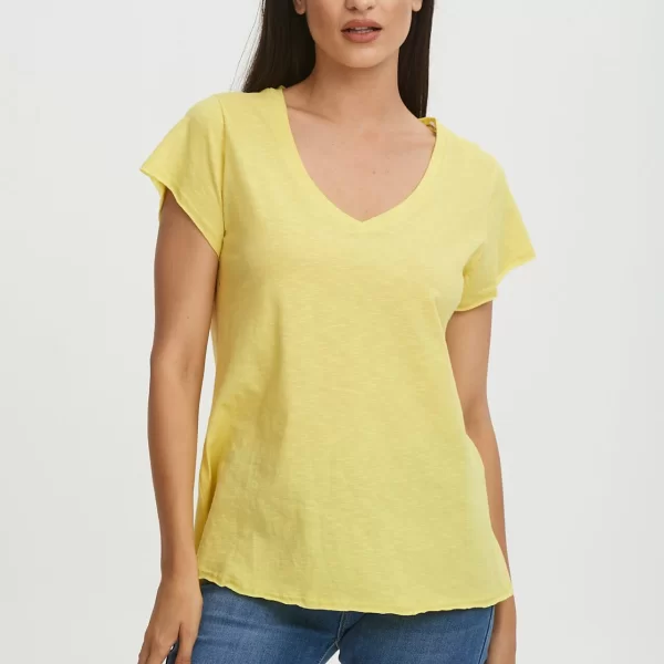 ΜΠΛΟΥΖΑ ΜΑΚΟ ΜΕ ΒΕ Κίτρινο