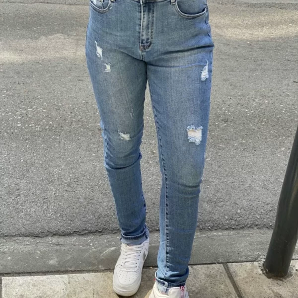 ΠΑΝΤΕΛΟΝΙ ΤΖΙΝ ΕΛΑΣΤΙΚΟ Μπλε