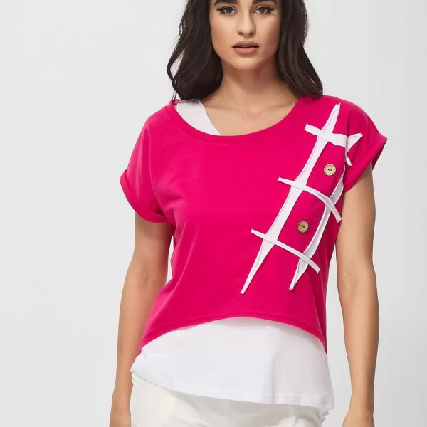 ΜΠΛΟΥΖΑ ΑΜΑΝΙΚΗ ΔΙΠΛΗ Φούξια