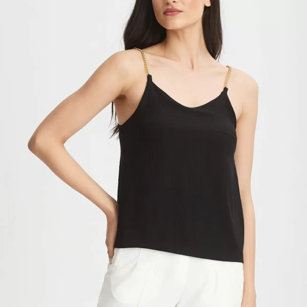 ΜΠΛΟΥΖΑ ΜΕ ΑΛΥΣΙΔΑ ΣΤΟΝ ΩΜΟ ΜΑΥΡΟ Μαύρο