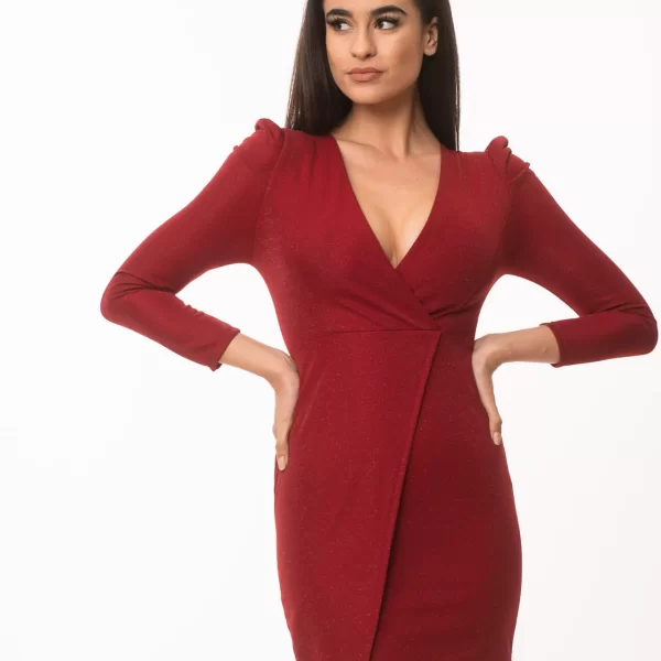 ΦΟΡΕΜΑ ΚΟΝΤΟ ΛΟΥΡΕΞ ΚΟΚΚΙΝΟ Kόκκινο