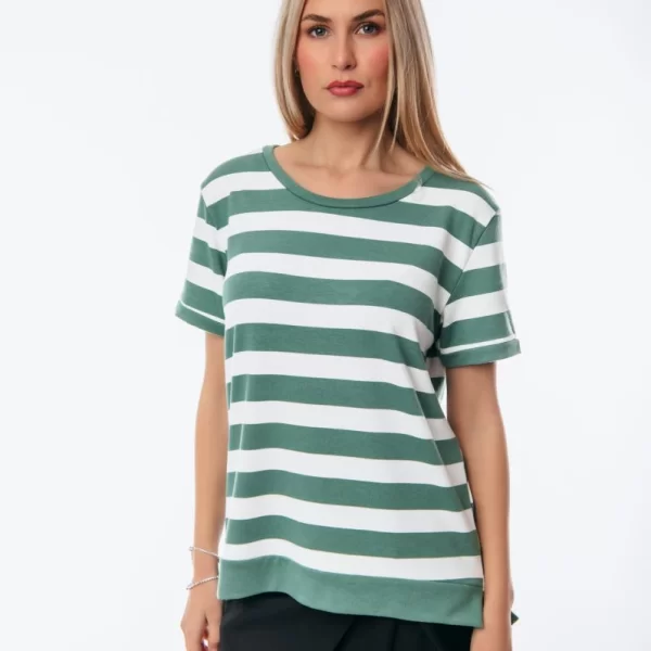 ΜΠΛΟΥΖΑ ΛΑΙΜΟΚΟΨΗ ΡΙΓΕ Πράσινο