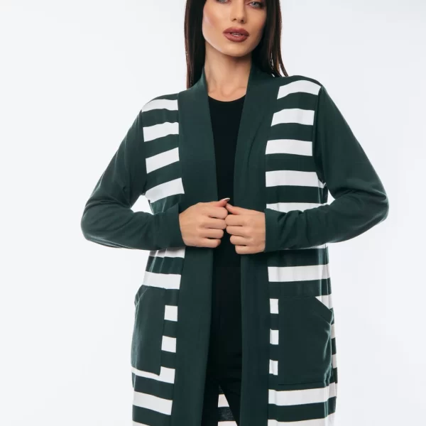 Boutique ΖΑΚΕΤΑ ΠΛΕΚΤΗ ΔΙΧΡΩΜΗ ΜΕ ΤΣΕΠΕΣ Πράσινο