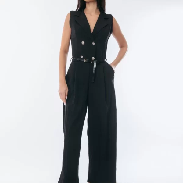 ΟΛΟΣΩΜΗ ΦΟΡΜΑ ΜΕ ΖΩΝΗ ΚΑΙ ΚΟΥΜΠΙΑ Μαύρο