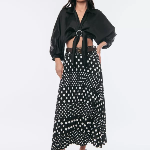 ΜΠΛΟΥΖΑ ΣΑΤΕΝ ΜΕ ΔΕΣΙΜΟ ΜΑΥΡΗ Μαύρο