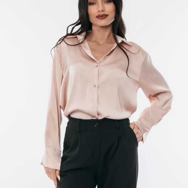 ΠΟΥΚΑΜΙΣΟ ΜΠΕΖ ΣΑΤΕΝ Μπεζ