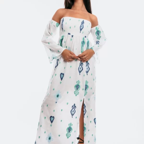 ΦΟΡΕΜΑ ΣΤΡΑΠΛΕΣ ΜΕ ΑΠΟΣΠΩΜΕΝΑ ΜΑΝΙΚΙΑ Ασπρο