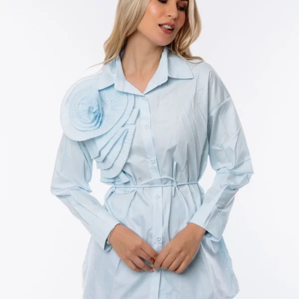 ΠΟΥΚΑΜΙΣΟ ΜΕ ΛΟΥΛΟΥΔΙ Σιέλ