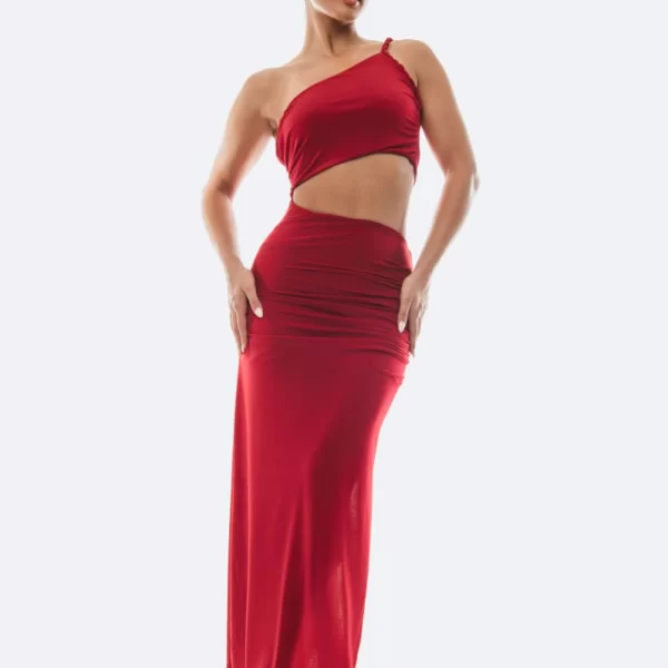 ΦΟΡΕΜΑ ΜΕ ΑΝΟΙΓΜΑ ΣΤΗΝ ΜΕΣΗ Κόκκινο