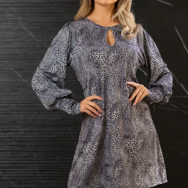 ΦΟΡΕΜΑ ΚΟΝΤΟ ΜΕ ΔΑΚΡΥ ΕΜΠΡΟΣ Γκρι