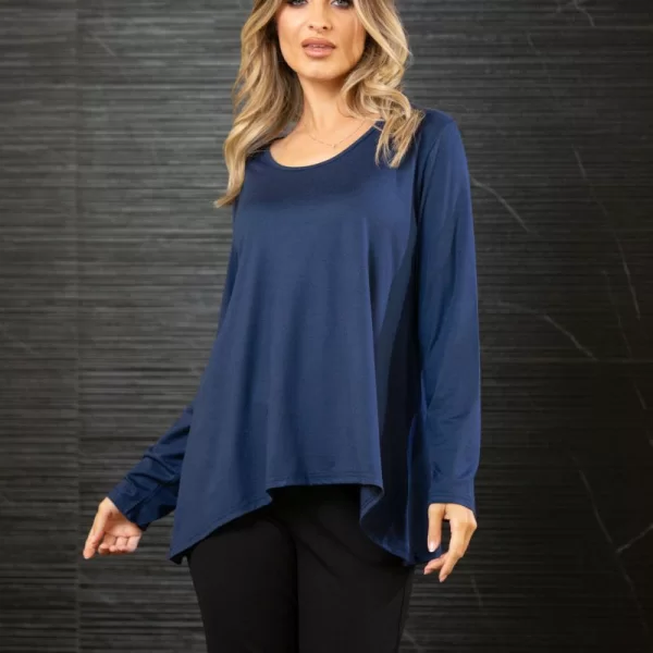 ΜΠΛΟΥΖΑ ΣΕ ΑΛΦΑ ΓΡΑΜΜΗ Μπλε