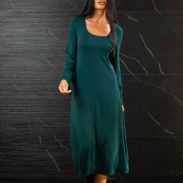 ΦΟΡΕΜΑ ΜΕ ΤΕΤΡΑΓΩΝΟ ΝΤΕΚΟΛΤΕ ΚΑΙ ΚΑΜΠΑΝΑ ΜΑΝΙΚΙΑ Μαύρο