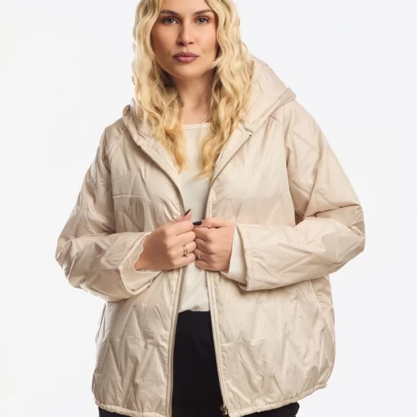 ΜΠΟΥΦΑΝ ΚΟΝΤΟ ΜΕ ΚΟΥΚΟΥΛΑ ΚΑΙ ΚΟΡΔΟΝΙ Μπεζ