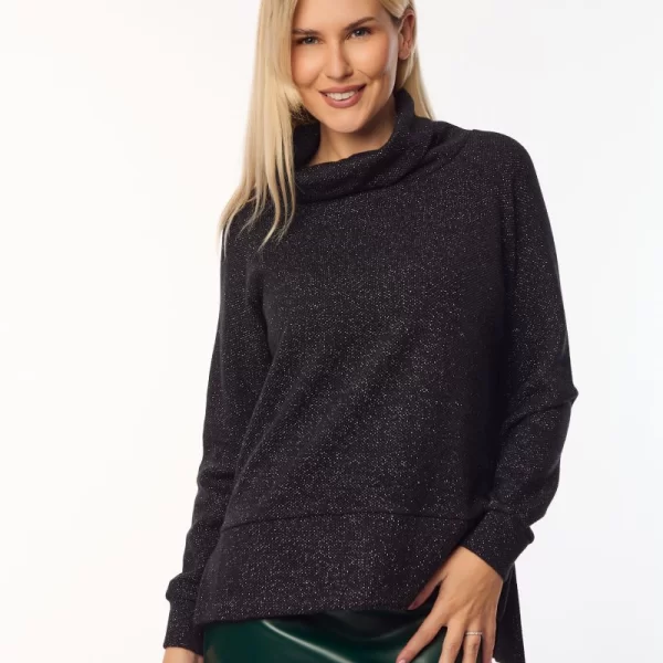 ΜΠΛΟΥΖΑ LUREX ΖΙΒΑΓΚΟ Mαύρο