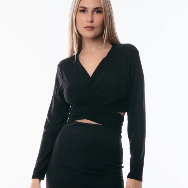 ΜΠΛΟΥΖΑ ΛΟΥΡΕΞ ΔΕΤΗ Μαύρο