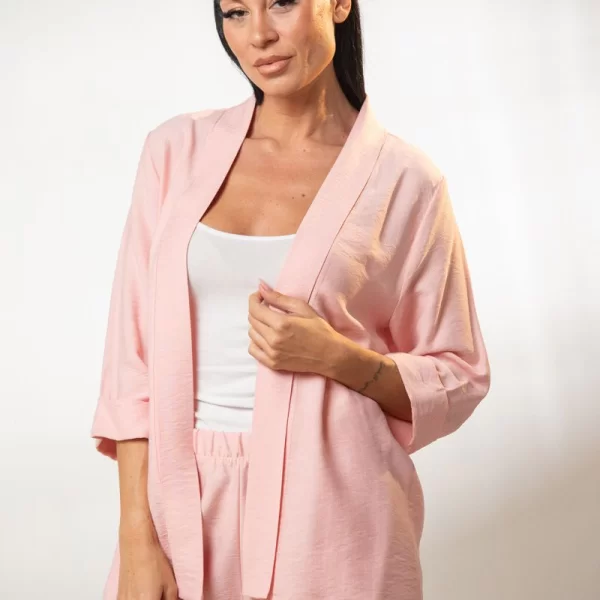 DRESS UP ΣΑΚΑΚΙ ΜΕ ΤΡΟΥΑΚΑΡ ΜΑΝΙΚΙΑ Ροζ