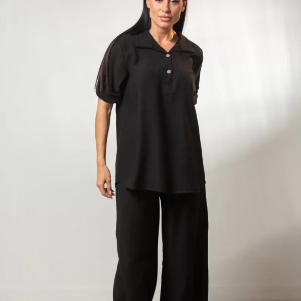 ΠΑΝΤΕΛΟΝΑ ΜΕ ΛΑΣΤΙΧΟ ΣΤΗΝ ΜΕΣΗ Μαύρο