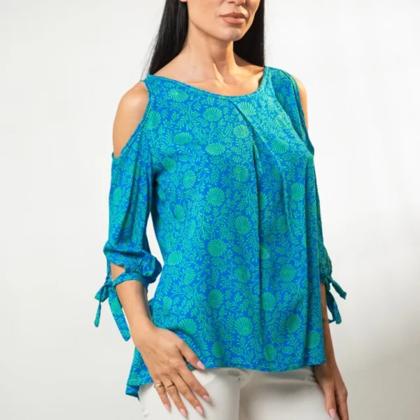 ΜΠΛΟΥΖΑ ΕΜΠΡΙΜΕ ΜΕ ΛΑΣΤΙΧΑ ΣΤΑ ΤΕΛΕΙΩΜΑΤΑ Εμπριμέ 22