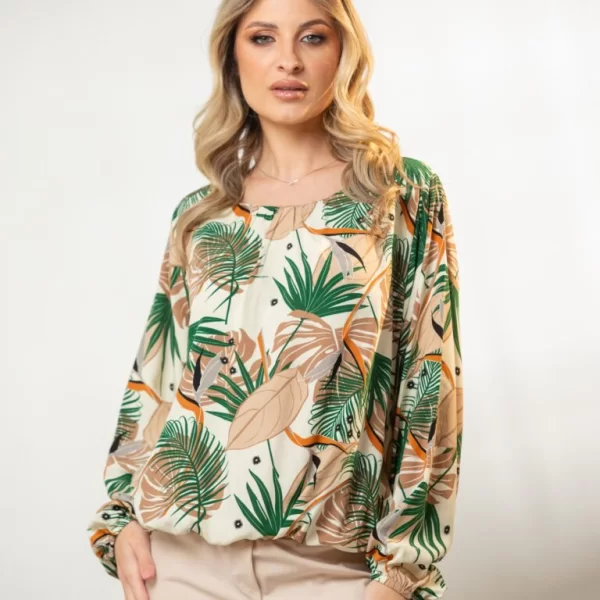 ΜΠΛΟΥΖΑ ΕΜΠΡΙΜΕ ΜΕ ΛΑΣΤΙΧΑ ΣΤΑ ΤΕΛΕΙΩΜΑΤΑ Εμπριμέ 14