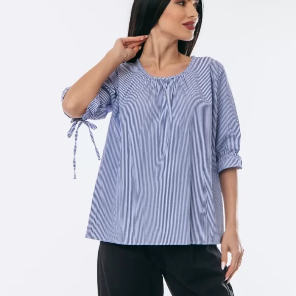 ΜΠΛΟΥΖΑ ΡΙΓΕ ΜΕ ΚΟΥΜΠΙΑ ΠΙΣΩ Σιέλ