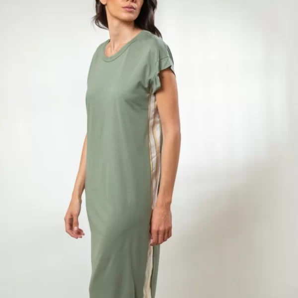 ΦΟΡΕΜΑ MIDI ΜΕ ΡΙΓΑ ΣΤΟ ΠΛΑΙ Μπεζ