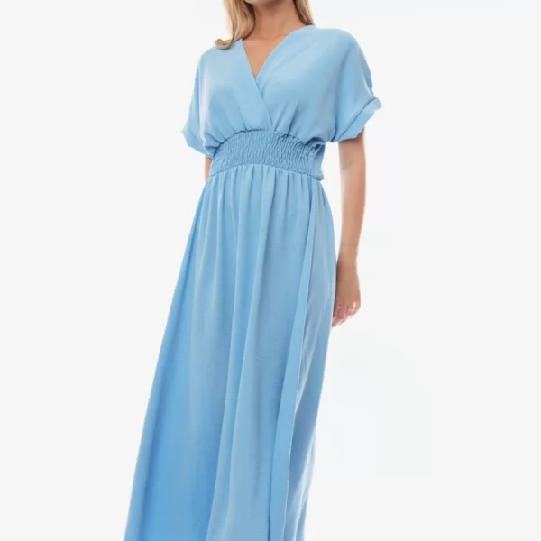 ΦΟΡΕΜΑ ΜΑΚΡΥ ΚΡΟΥΑΖΕ ΜΕ ΛΑΣΤΙΧΟ ΣΤΗΝ ΜΕΣΗ Σιέλ