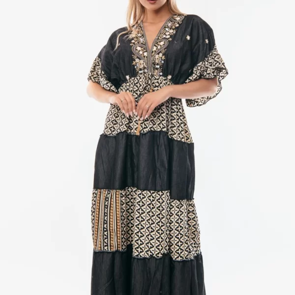 ΦΟΡΕΜΑ ΕΜΠΡΙΜΕ ΜΕ ΛΑΣΤΙΧΟ ΣΤΗΝ ΜΕΣΗ Μαύρο