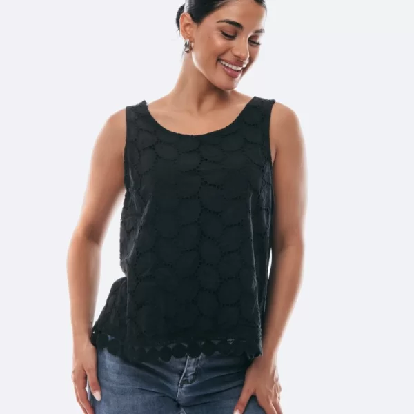 ΜΠΛΟΥΖΑ ΑΜΑΝΙΚΗ ΚΙΠΟΥΡ Μαύρο