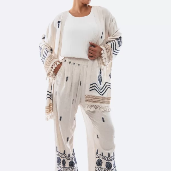 ΣΕΤ ΚΙΜΟΝΟ ΚΑΙ ΠΑΝΤΕΛΟΝΑ ΛΙΝΟ Μπεζ