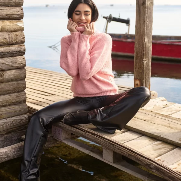 Comfuzio ΜΠΛΟΥΖΑ ΠΛΕΚΤΗ ΖΙΒΑΓΚΟ ΡΟΖ Ροζ