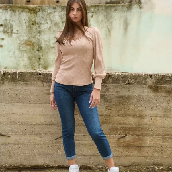 ΜΠΛΟΥΖΑ ΡΙΠ ΡΟΖ Μπεζ