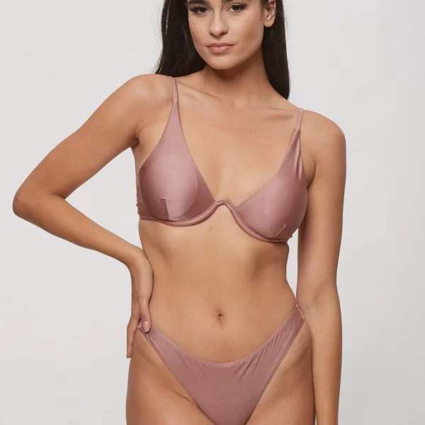 ΜΑΓΙΟ ΜΟΝΟΧΡΩΜΟ BIKINI Μπρονζέ