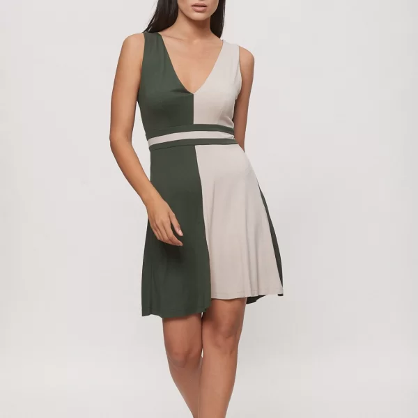 ΦΟΡΕΜΑ ΔΙΧΡΩΜΟ ΚΟΝΤΟ Χακί