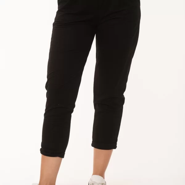 ΠΑΝΤΕΛΟΝΙ ΜΕ ΤΣΕΠΕΣ ΚΑΙ ΛΑΣΤΙΧΟ Mαύρο