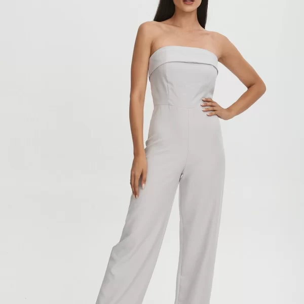 DRESS UP ΦΟΡΜΑ ΟΛΟΣΩΜΗ ΣΤΡΑΠΛΕΣ Γκρι