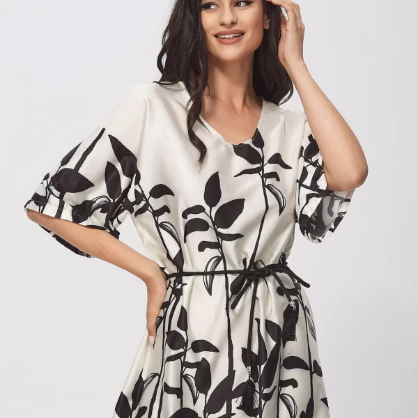 ΦΟΡΕΜΑ ΣΑΤΕΝ ΕΜΠΡΙΜΕ Εμπριμέ μαύρο