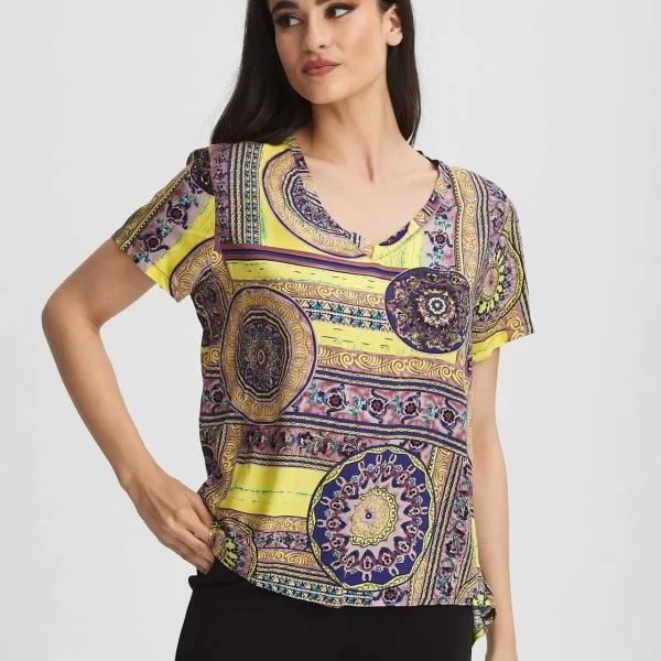 ΜΠΛΟΥΖΑ ΒΕ ΕΜΠΡΙΜΕ Εμπριμέ κίτρινο