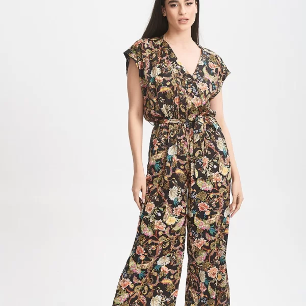 ΦΟΡΜΑ ΟΛΟΣΩΜΗ ΣΑΤΕΝ ΕΜΠΡΙΜΕ Εμπριμέ μαύρο