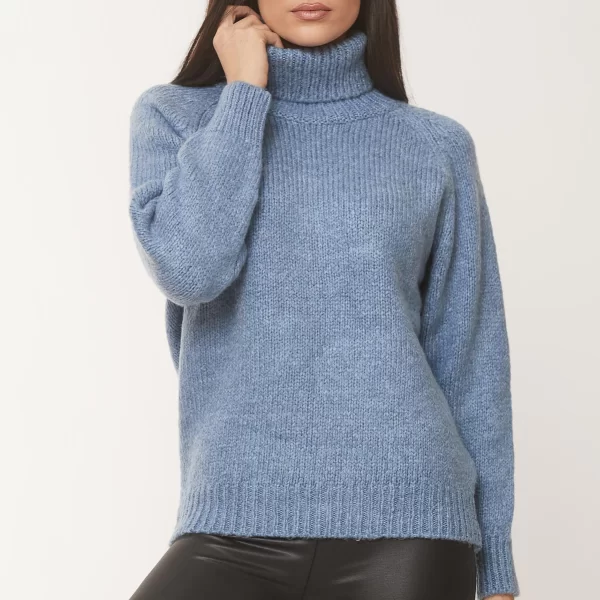 ΜΠΛΟΥΖΑ ΠΛΕΚΤΗ ΖΙΒΑΓΚΟ Γαλάζιο