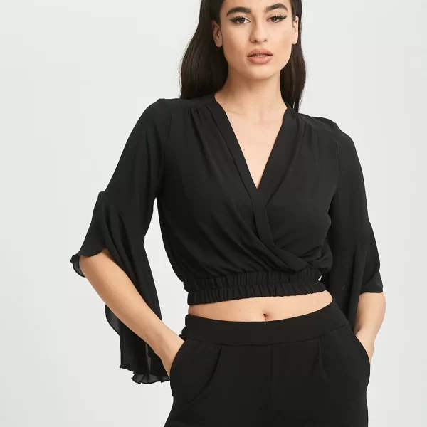 ΜΠΛΟΥΖΑ ΚΡΟΥΑΖΕ Μαύρο