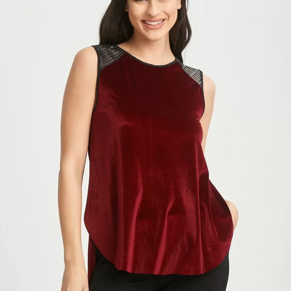 Boutique ΜΠΛΟΥΖΑ ΑΜΑΝΙΚΗ ΒΕΛΟΥΤΕ Μπορντό