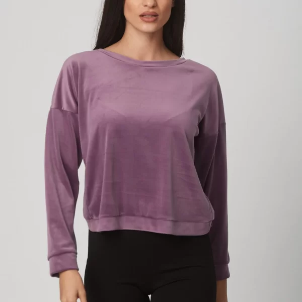 ΜΠΛΟΥΖΑ ΒΕΛΟΥΤΕ ΜΕ ΑΛΥΣΙΔΑ ΠΙΣΩ ΜΟΒ Μόβ