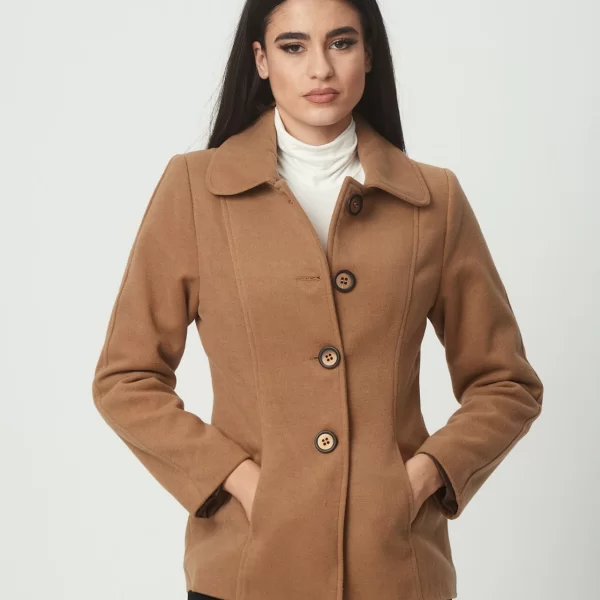 ΠΑΛΤΟΖΑΚΕΤΑ ΜΕ ΚΟΥΜΠΙΑ Μπεζ