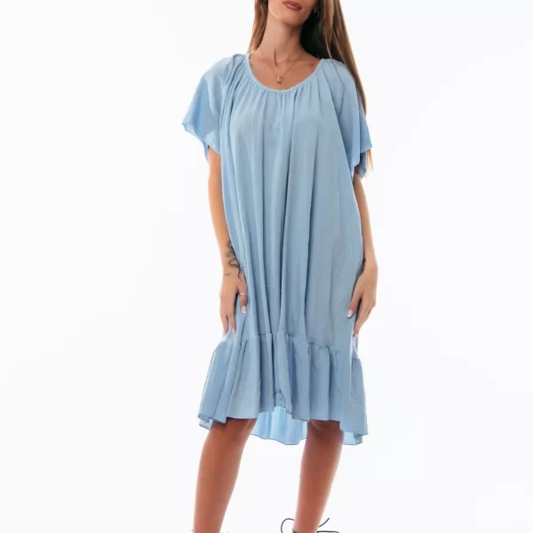 ΦΟΡΕΜΑ ΚΟΝΤΟΜΑΝΙΚΟ ΜΕ ΔΕΣΙΜΟ ΠΙΣΩ Σιέλ