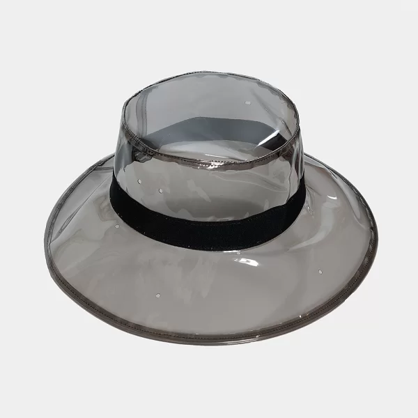 Black vinyl hat Μαύρο